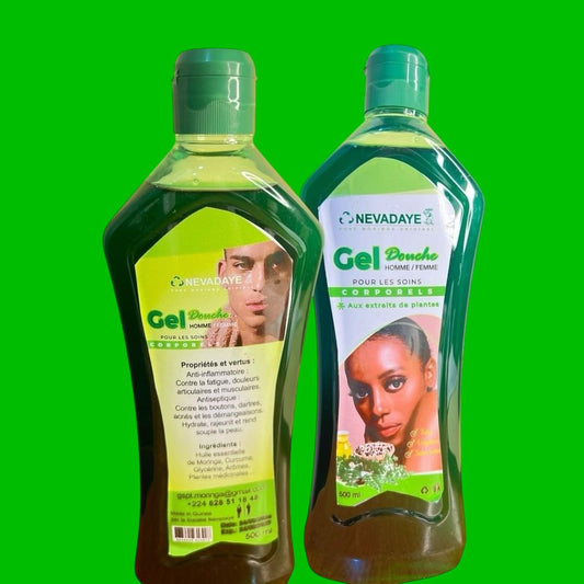 Gel Douche au Moringa – NEVADAYE (Homme & Femme)