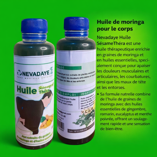 Huile de Moringa pour le Corps – Soin Thérapeutique Naturel